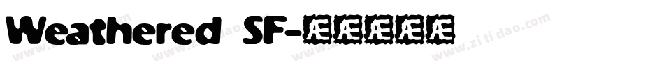 Weathered SF字体转换